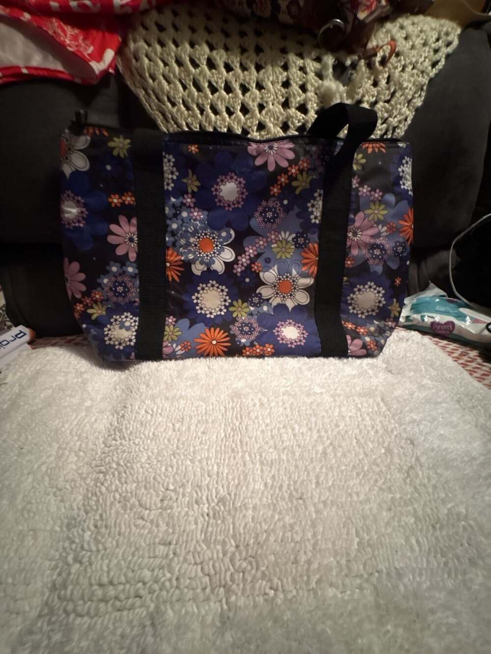 Thirty-One Gifts Thermal Insulated Floral Tote Bag